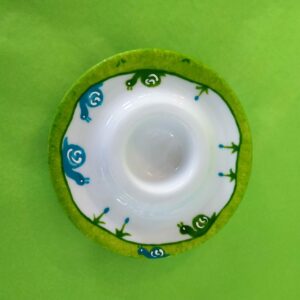 Dessus coquetier assiette rond